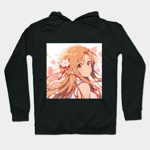 cute asuna Hoodie by WabiSabi Wonders